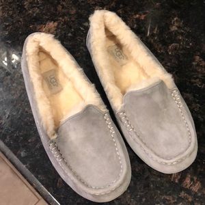 Grey Suede Ugg Slippers